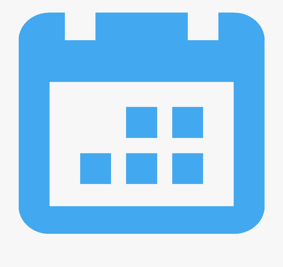 920x869 Blue Calendar Icon Png