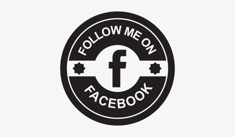 820x480 Facebook Social Retro Circular Badge Vector
