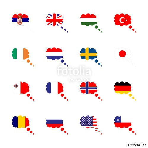 500x500 Icon Flag With Serbia Flag, Flag Of Netherland, Russian, Flag