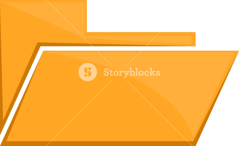 1000x611 Folder Icon Royalty Free Stock Image