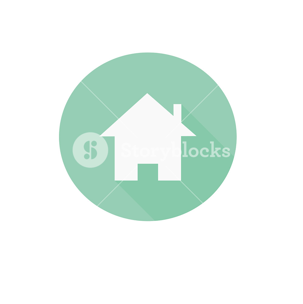 997x1000 Icone Home Vector Pastel Royalty Free Stock Image