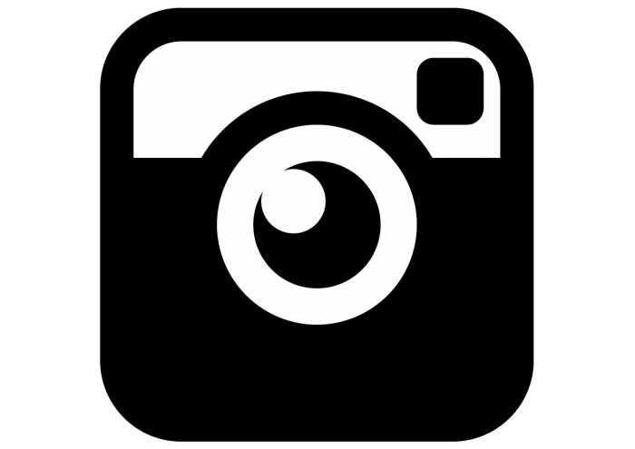 700x495 Icone Instagram Preto Png Vector, Clipart