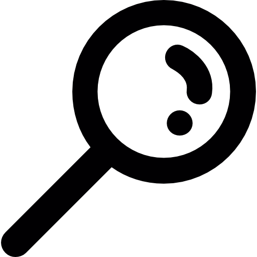 512x512 Lupa, Vidro Livre De Dripicons