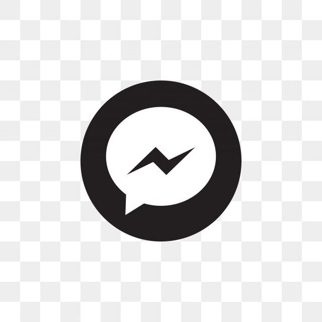 640x640 De Conception De Sociaux Facebook Messenger Vecteur