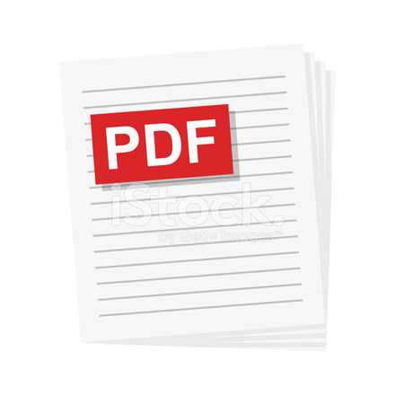 440x440 Pdf Icon Stock Vector