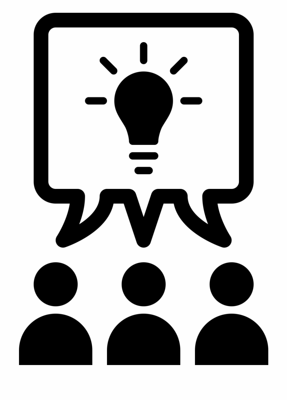 Icon Of Three People Brainstorming 920x1281 Icon Of Three People Brainstorming