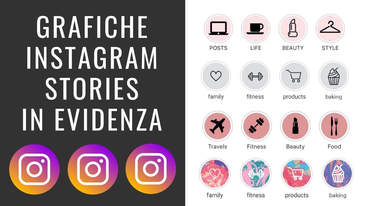 Come Creare Icone Personalizzate Per Instagram Stories In Evidenza 1280x720 Come Creare Icone Personalizzate Per Instagram Stories In Evidenza