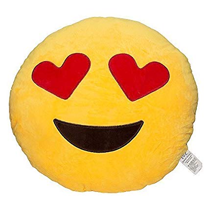 425x425 Emoji Smiley Jaune Ronde Coussin De