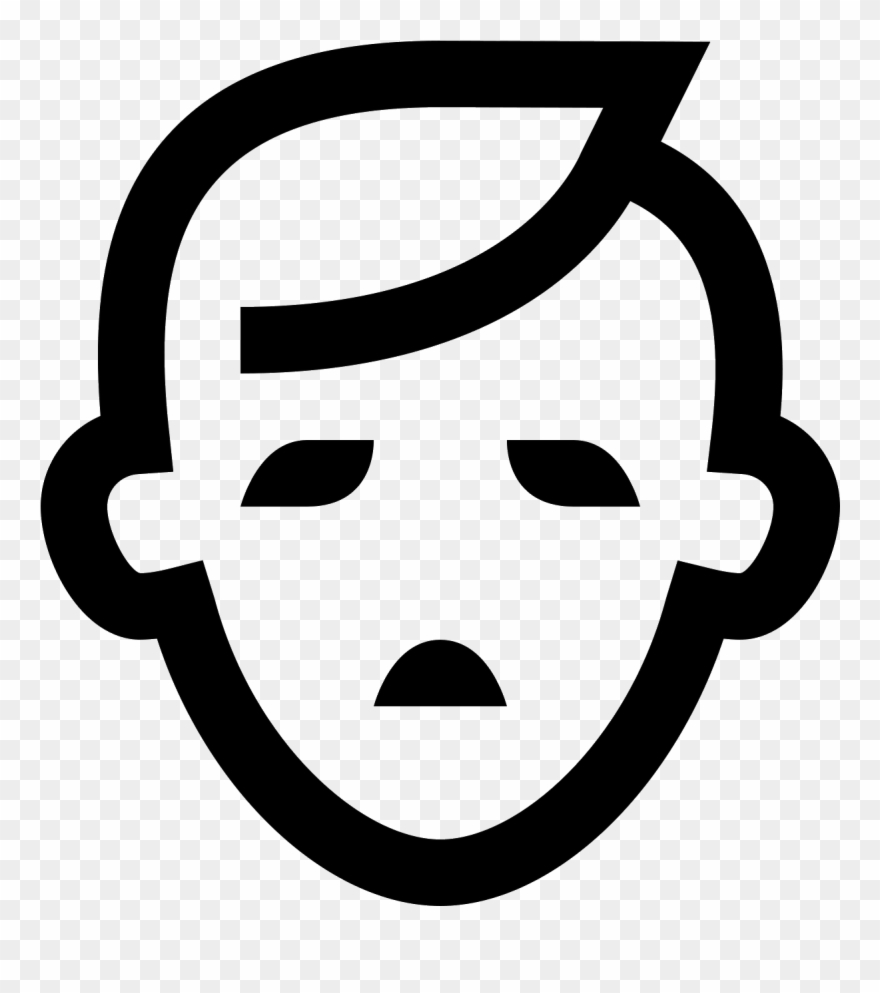 880x993 Sad Face Icon