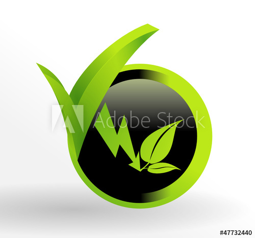 500x467 Verte Sur Bouton Vert Et Noir