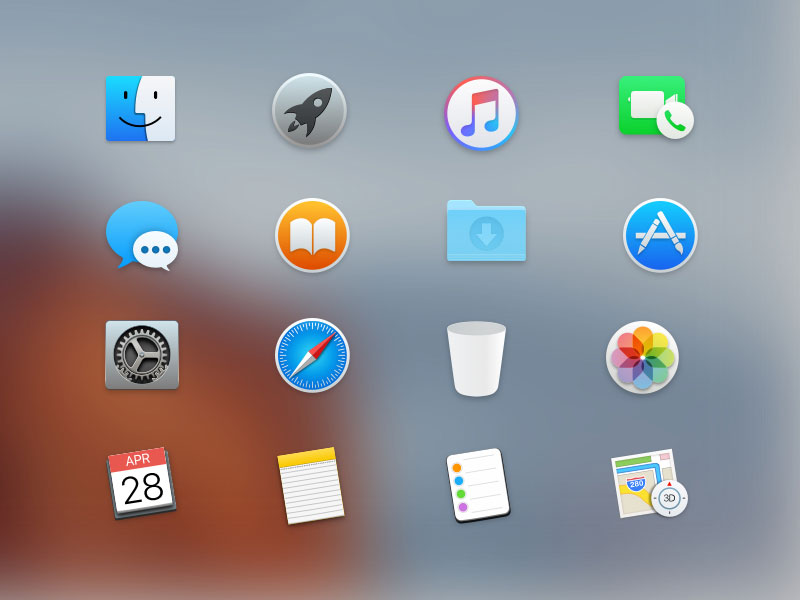 Os X El Capitan Icons Sketch Freebie 800x600 Os X El Capitan Icons Sketch Freebie
