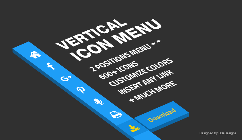 836x484 The Vertical Icon Menu Pro To Create Vertical Menu With Icons