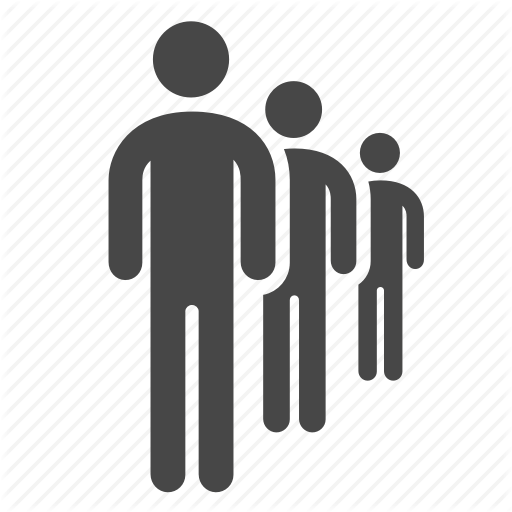 512x512 Discipline, Headcount, Line Up, Queue, Row, Wait, Waiting Icon