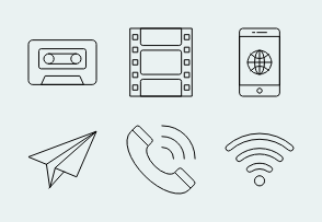 294x203 Network Communications Icons