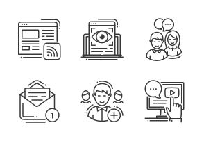 294x203 Social Media Icons