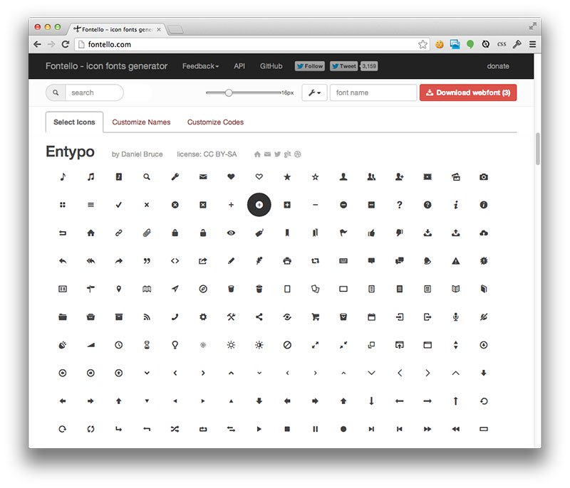800x686 Fontello The Past And Future Of The Icon Font Service Css Tricks