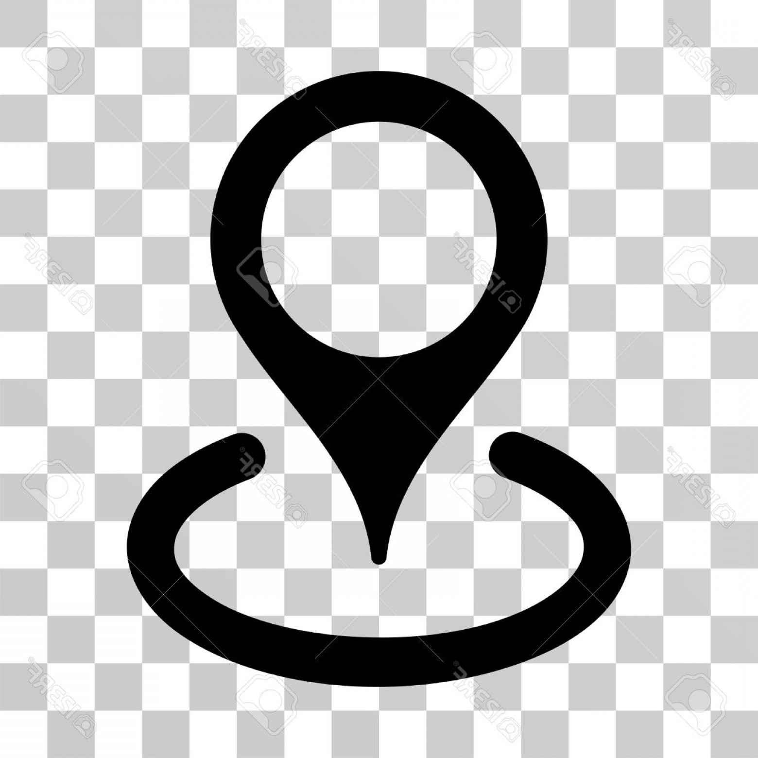 1560x1560 Photostock Vector Location Icon Vector Illustration Style Is Flat