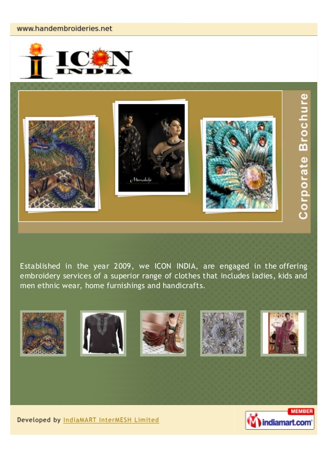 639x903 Icon India, Mumb Embroidery Services