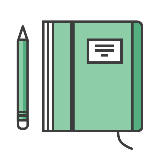 Icono Agenda, Notas, Libreta, Lapiz, Revista Gratis De Travel Kit 512x512 Icono Agenda, Notas, Libreta, Lapiz, Revista Gratis De Travel Kit