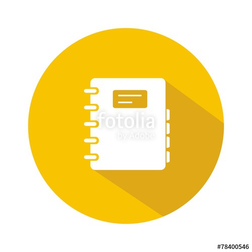 Icono Agenda Amarillo Sombra Stock Image And Royalty Free 500x500 Icono Agenda Amarillo Sombra Stock Image And Royalty Free
