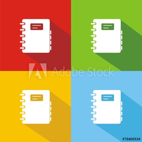 Icono Agenda Colores Sombra 500x500 Icono Agenda Colores Sombra