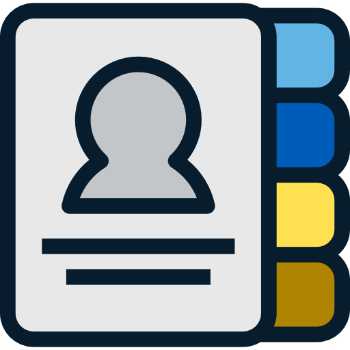 Phone Book, Notepad, Emails, Communications, Contacts, Agenda Icon 512x512 Phone Book, Notepad, Emails, Communications, Contacts, Agenda Icon