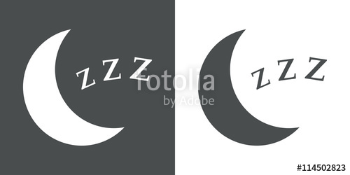 500x250 Icono Plano Luna Durmiendo Stock Image And Royalty Free Vector