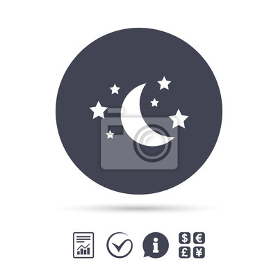 400x400 Luna Y Estrellas Firman El Icono Pinturas