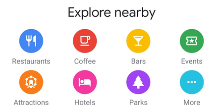 450x226 Google Maps Prueba Nuevos Iconos En La Explorar Para