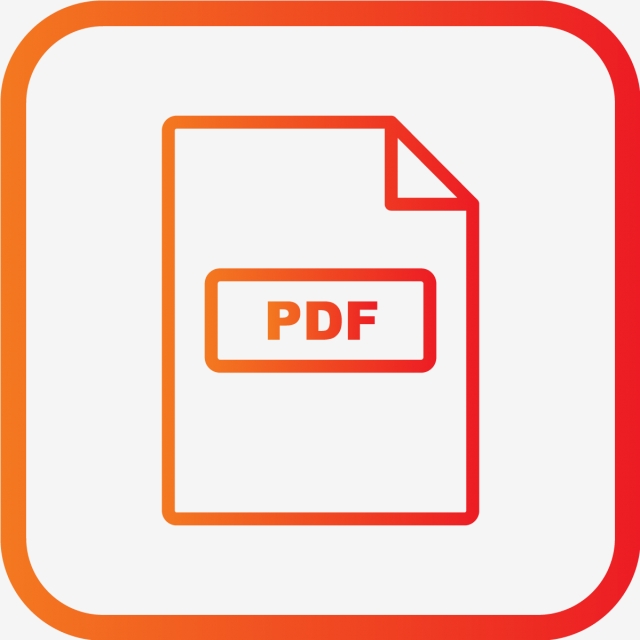 640x640 Vector Pdf Icon, Pdf, Document, Png And Vector