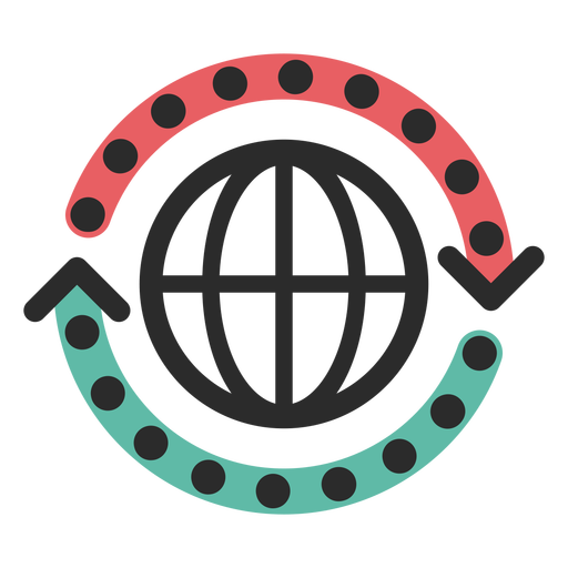 512x512 Web Cycle Colored Stroke Icon