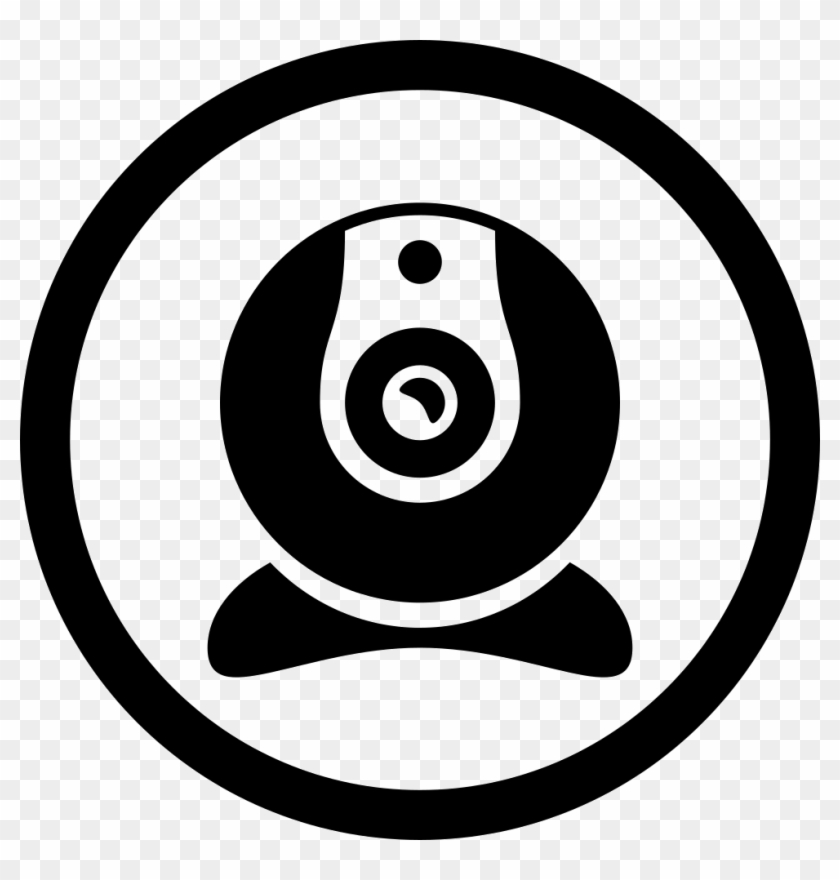 840x880 Webcam Tool Interface Symbol In Circular Outline Comments