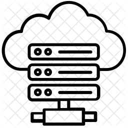 256x256 Web Hosting Icon Of Line Style