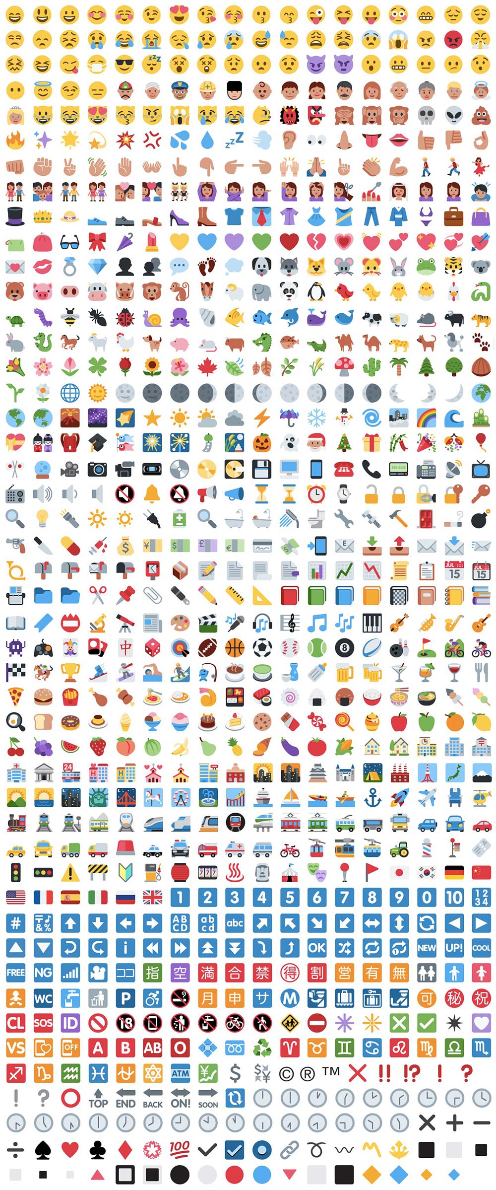 1000x2397 Lista De Emoticonos E Emoji Para Copiar Y Pegar