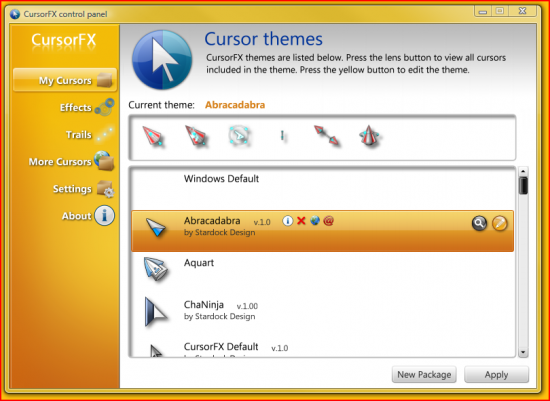 550x401 Free Download Cursor Fx And Icon Packager For Windows