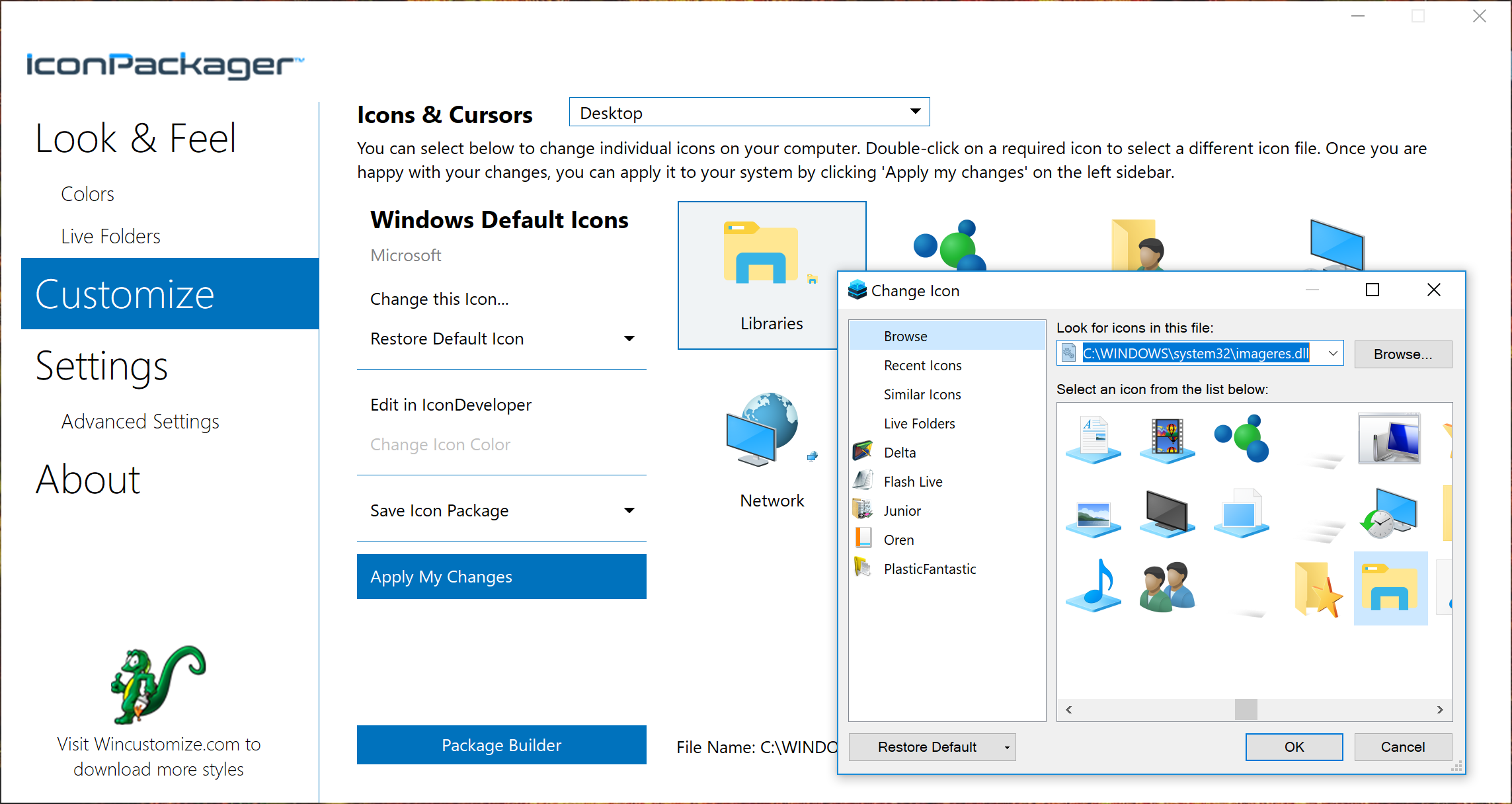 2287x1216 Changing Windows Icons With Iconpackager Forum Post
