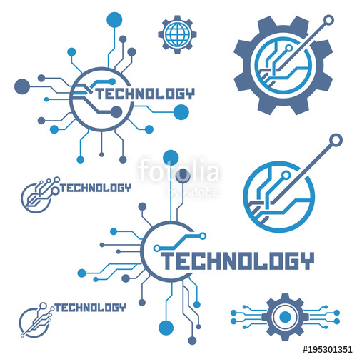 Set Of Circuit Tech Elements Electronics Icon Tech Logo Stock 500x500 Set Of Circuit Tech Elements Electronics Icon Tech Logo Stock