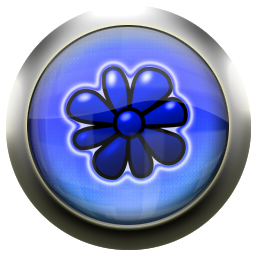 256x256 Blue, Icq Icon Classic Blue Icon Sets Icon Ninja