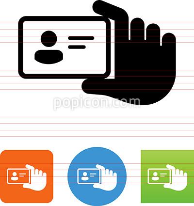 400x425 Id Card Icon