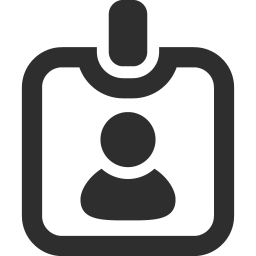 256x256 Id Card Icon Download Mono Business Icons Iconspedia
