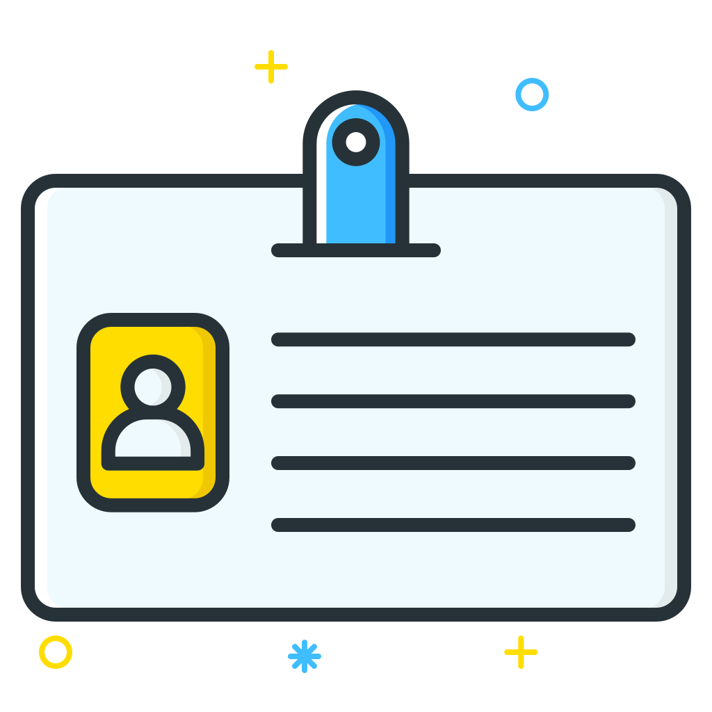 1024x1024 Id Card Icon Job Seeker Iconset Inipagi Studio