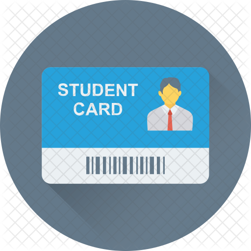 512x512 Student Id Card Icon Of Flat Style