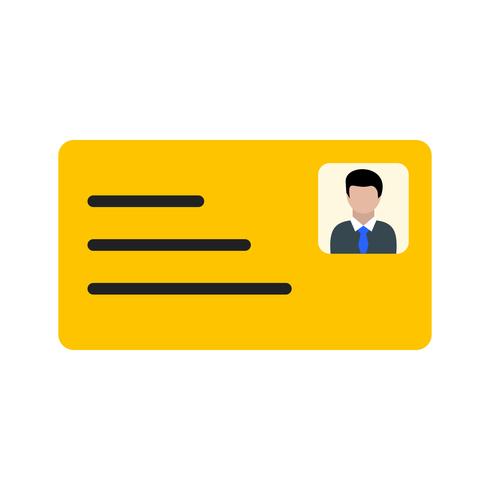 490x490 Vector Id Card Icon