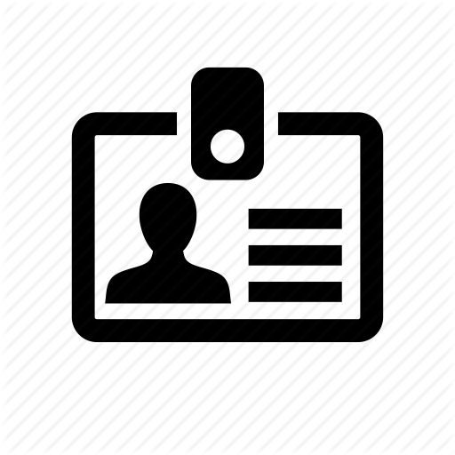 512x512 Id, Information, Name Tag, Person, Picture Icon