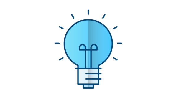 580x360 Idea Icon Graphic