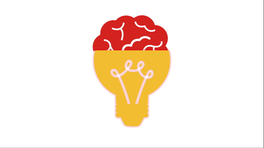 852x480 Big Idea Icon, Video Animation Stock Footage Video