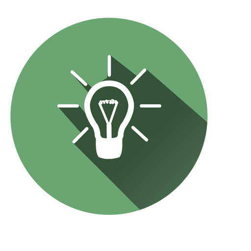 512x512 Idea Bulb Circle Icon