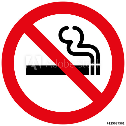 500x500 Icon Pictogram Prohibited Sign Smoke Ideal For Catalogs