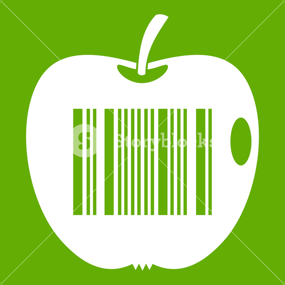 1000x1000 Code To Represent Product Identification Icon White Isolated