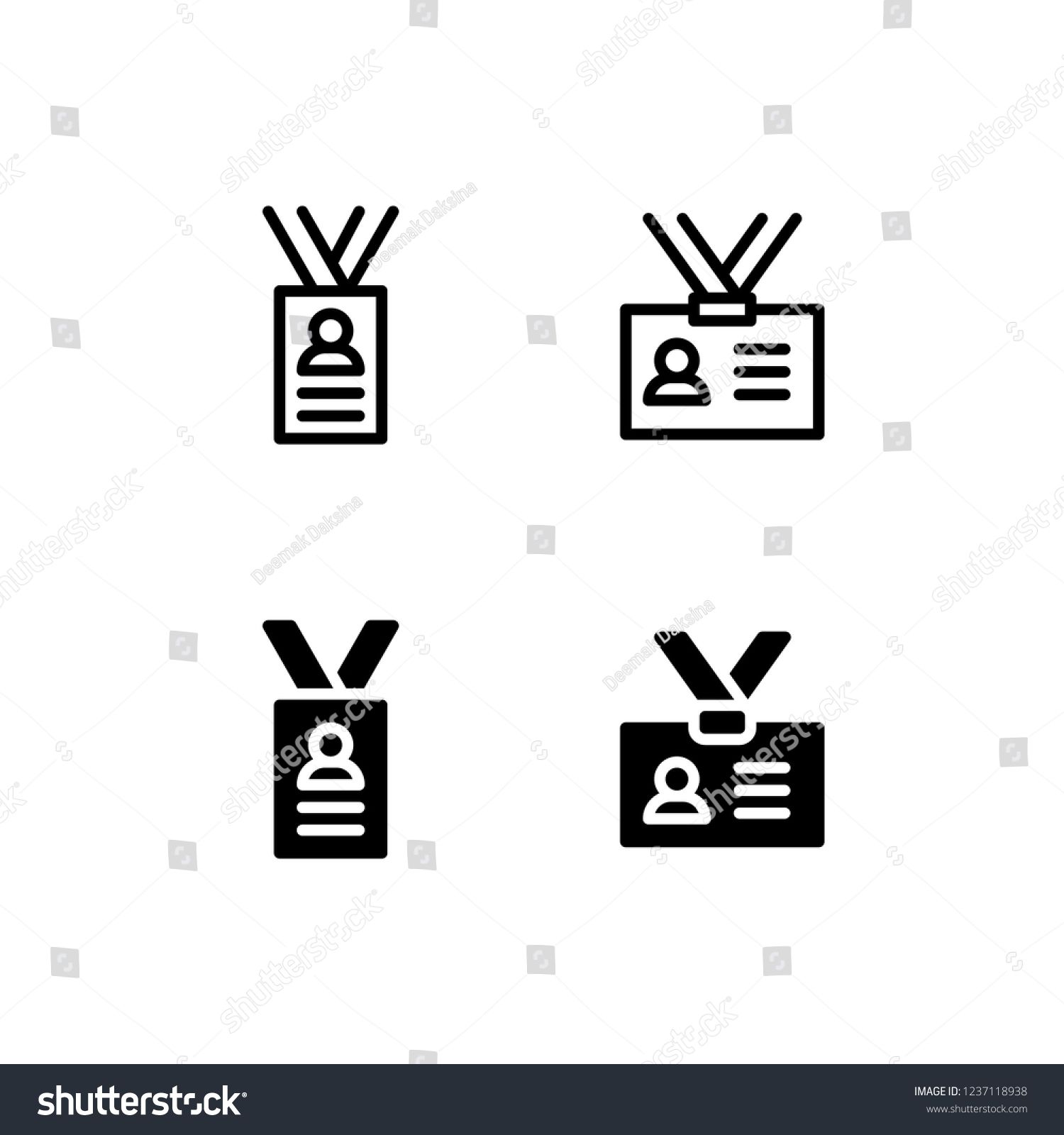 1500x1600 Id Card Icon Design Id Card, Lanyard, Business Card, Membership